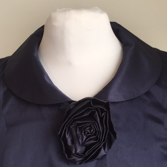 Marc Jacobs Navy Silk blend Blazer size 4 - Picture 6 of 8